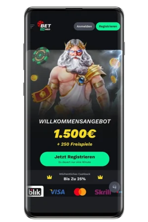 Screenshot von der offiziellen Website